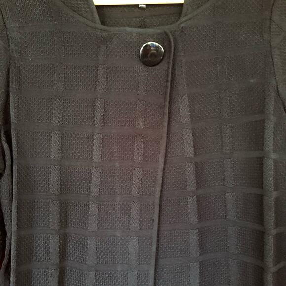 Ming Wang Sweater Sz XL Knit Cardigan Jacket 3/4 Sleeve Career Casual Workwear - Picture 3 of 10